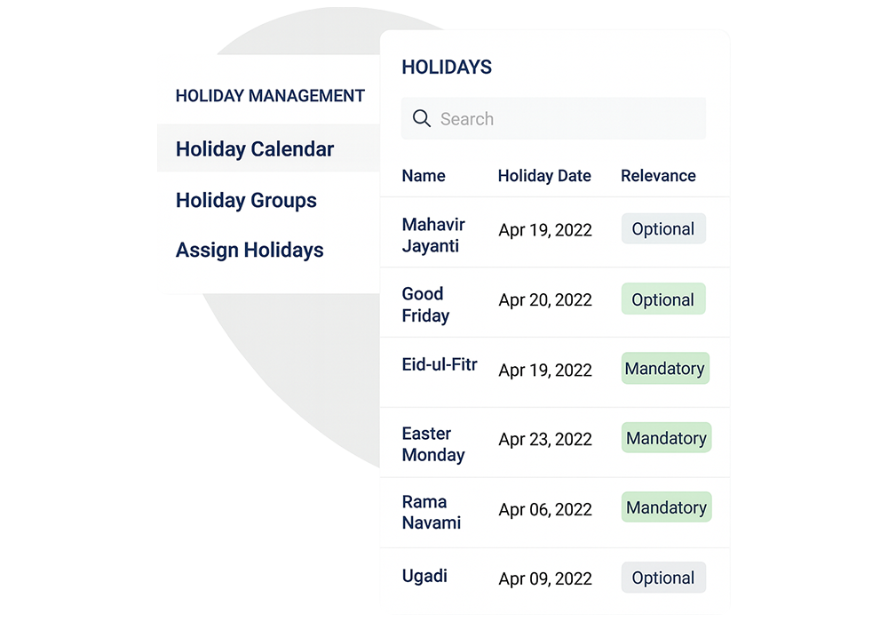 Comprehensive Holiday Management Lists