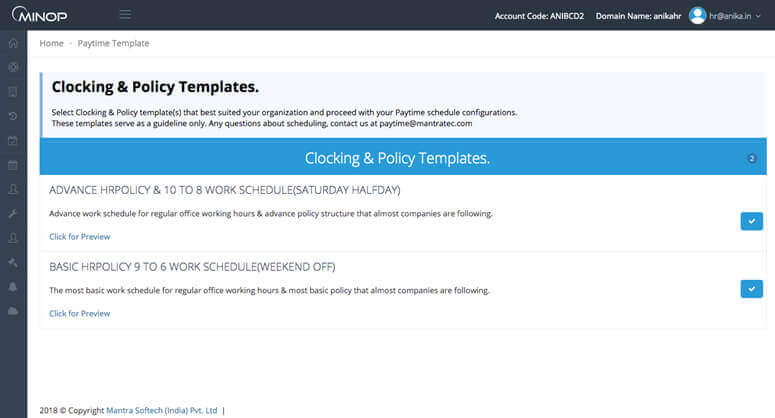 Highly configurable policies